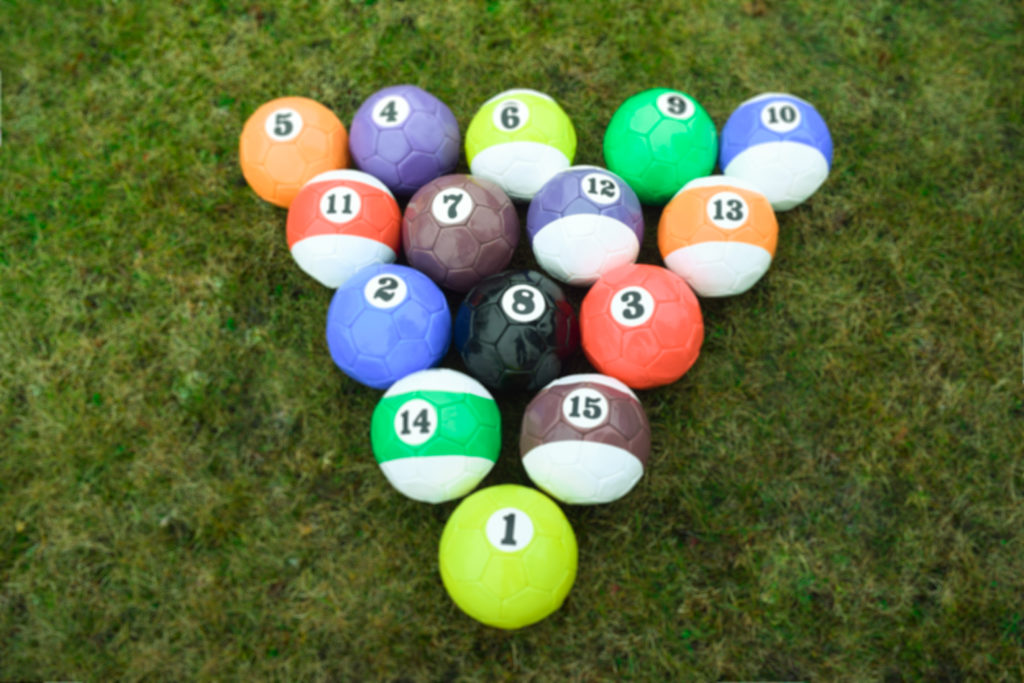 Bälle für Fußballbillard